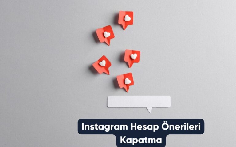 Instagram Hesap Önerileri Kapatma