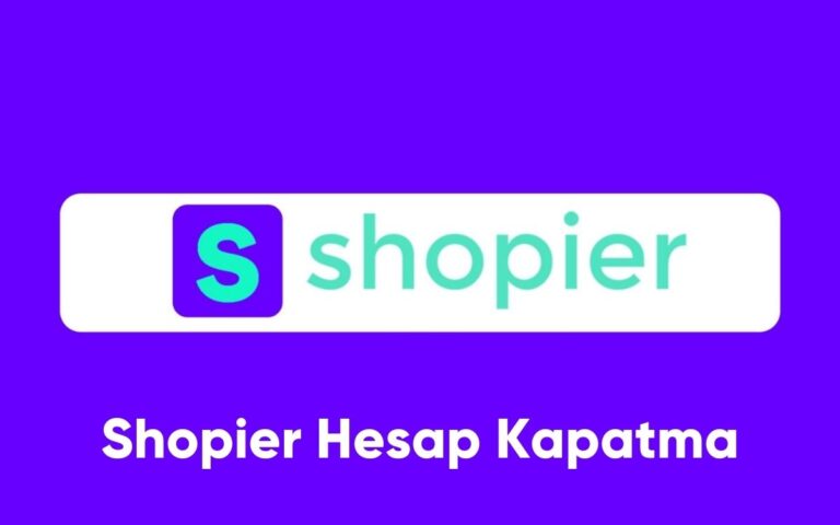 Shopier Hesap Kapatma